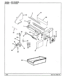 05 - Ice Maker parts for Crosley Refrigerator CNT19V8IMA / CC55A from AppliancePartsPros.com