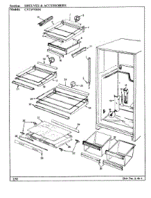 06 - Shelves & Accessories parts for Crosley Refrigerator CNT19V8IMA / CC55A from AppliancePartsPros.com