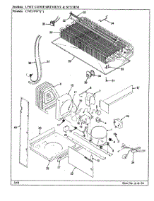 04 - Unit Compartment & System parts for Crosley Refrigerator CNT19W7 / CC53A from AppliancePartsPros.com