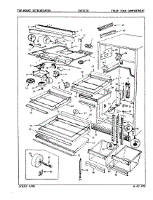 03 - Fresh Food Compartment parts for Crosley Refrigerator CNT21T8A / 8A18A from AppliancePartsPros.com