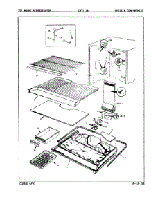 02 - Freezer Compartment parts for Crosley Refrigerator CNT21T8A / 9C52A from AppliancePartsPros.com