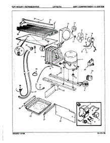 04 - Unit Compartment & System parts for Crosley Refrigerator CNT21T8A / 9C52A from AppliancePartsPros.com