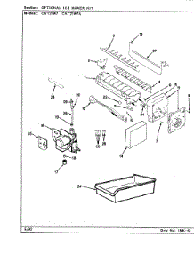 05 - Optional Ice Maker Kit parts for Crosley Refrigerator CNT21W7A / CC72A from AppliancePartsPros.com