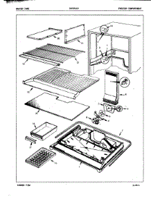 02 - Freezer Compartment parts for Crosley Refrigerator CNT23LEVA / 5E53A from AppliancePartsPros.com