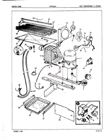 04 - Unit Compartment & System parts for Crosley Refrigerator CNT23LEVH / 5E53A from AppliancePartsPros.com