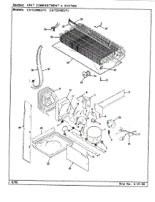 06 - Unit Compartment & System parts for Admiral Refrigerator CNT23X82 / CF92A from AppliancePartsPros.com