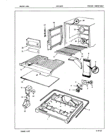 02 - Freezer Compartment parts for Crosley Refrigerator CNTI22C9A / 7B10A from AppliancePartsPros.com