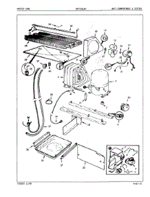 05 - Unit Compartment & System parts for Crosley Refrigerator CNTI22LEVA / 5B61A from AppliancePartsPros.com