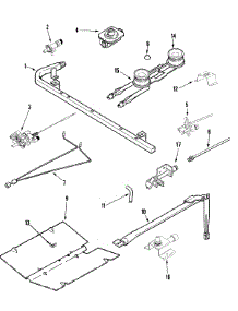 04 - Gas Controls parts for Crosley Range CP31200BDV from AppliancePartsPros.com