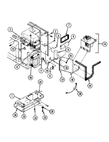 05 - Internal Controls parts for Crosley Microwave CR4200 from AppliancePartsPros.com