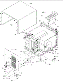 03 - Electrical Components parts for Amana Microwave CRC510T2 / P1304448M from AppliancePartsPros.com