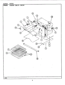 04 - Oven parts for Maytag Range CRE383 from AppliancePartsPros.com