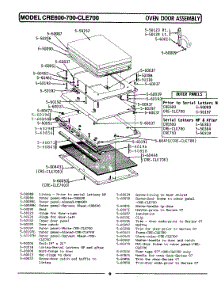 02 - Door Assembly parts for Maytag Range CRE600B from AppliancePartsPros.com