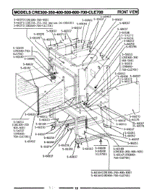 04 - Front View parts for Maytag Range CRE700 from AppliancePartsPros.com