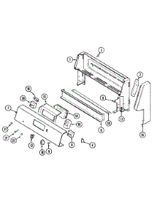 02 - Control Panel parts for Maytag Range CRE7600BDW from AppliancePartsPros.com