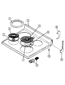 05 - Top Assembly parts for Maytag Range CRE7700ADL from AppliancePartsPros.com
