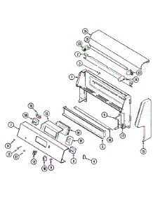 02 - Control Panel parts for Maytag Range CRE7700BDW from AppliancePartsPros.com
