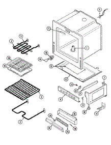 04 - Oven / Base parts for Maytag Range CRE7700CDE from AppliancePartsPros.com