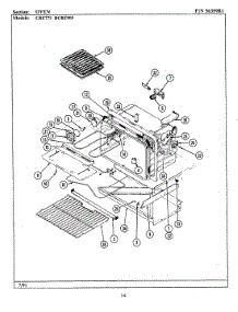 07 - Oven parts for Maytag Range CRE775 from AppliancePartsPros.com