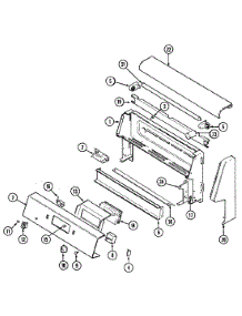 02 - Control Panel parts for Maytag Range CRE8700BDL from AppliancePartsPros.com
