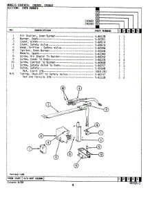 02 - Door & Drawer Assembly parts for Maytag Range CRE900 from AppliancePartsPros.com