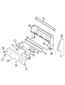 02 - Control Panel parts for Maytag Range CRE9300CCL from AppliancePartsPros.com