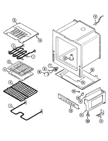 05 - Oven / Base parts for Maytag Range CRE9400BCE from AppliancePartsPros.com