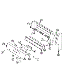 02 - Control Panel parts for Maytag Range CRE9400BCM from AppliancePartsPros.com
