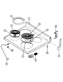 05 - Top Assembly parts for Maytag Range CRE9500ACL from AppliancePartsPros.com