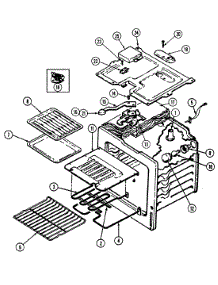 04 - Oven (Cre9500ace, Cre9500ade) parts for Maytag Range CRE9500ADE from AppliancePartsPros.com