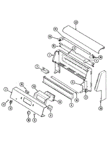 02 - Control Panel parts for Maytag Range CRE9500DDE from AppliancePartsPros.com