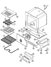 05 - Oven / Base parts for Maytag Range CRE9530CDM from AppliancePartsPros.com