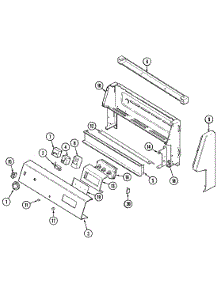 02 - Control Panel parts for Maytag Range CRE9590CCL from AppliancePartsPros.com