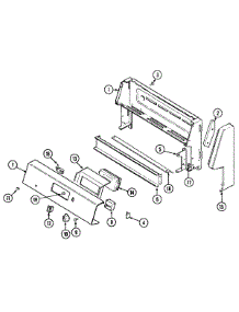 02 - Control Panel parts for Maytag Range CRE9600ACL from AppliancePartsPros.com