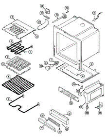 04 - Oven / Base parts for Maytag Range CRE9600ADE from AppliancePartsPros.com