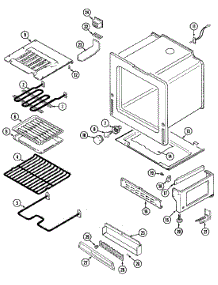 05 - Oven / Base parts for Maytag Range CRE9600CDL from AppliancePartsPros.com