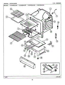 04 - Oven / Base parts for Maytag Range CRE9700ADE from AppliancePartsPros.com