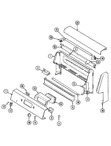 02 - Control Panel parts for Maytag Range CRE9800CDE from AppliancePartsPros.com