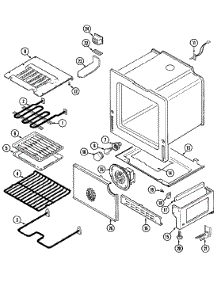05 - Oven / Base parts for Maytag Range CRE9830BCM from AppliancePartsPros.com