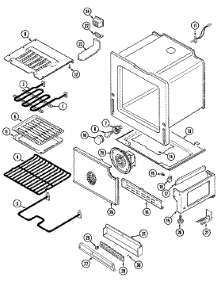 05 - Oven / Base parts for Maytag Range CRE9830CDM from AppliancePartsPros.com