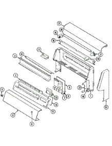 02 - Control Panel parts for Maytag Range CRE9900ACE from AppliancePartsPros.com