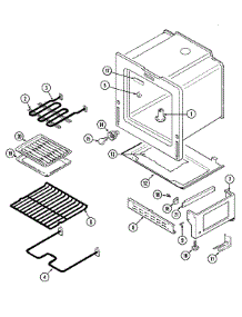 04 - Oven / Base parts for Admiral Range CREA300ACW from AppliancePartsPros.com