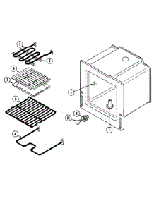 06 - Oven parts for Admiral Range CREA450ACL from AppliancePartsPros.com