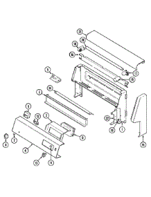 02 - Control Panel parts for Admiral Range CREA750ACB from AppliancePartsPros.com