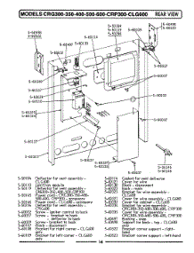 08 - Rear View parts for Maytag Range CRG200 from AppliancePartsPros.com