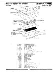 07 - Oven Door Assembly parts for Maytag Range CRG300B from AppliancePartsPros.com
