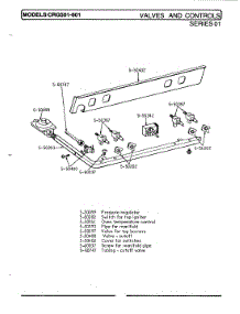 12 - Valves & Controls (Series 01) parts for Maytag Range CRG501 from AppliancePartsPros.com