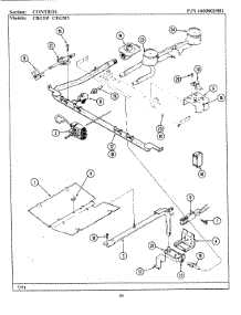 02 - Control parts for Maytag Range CRG505 from AppliancePartsPros.com