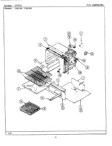 06 - Oven parts for Maytag Range CRG505 from AppliancePartsPros.com