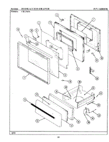 03 - Door / Access Drawer parts for Maytag Range CRG560A from AppliancePartsPros.com